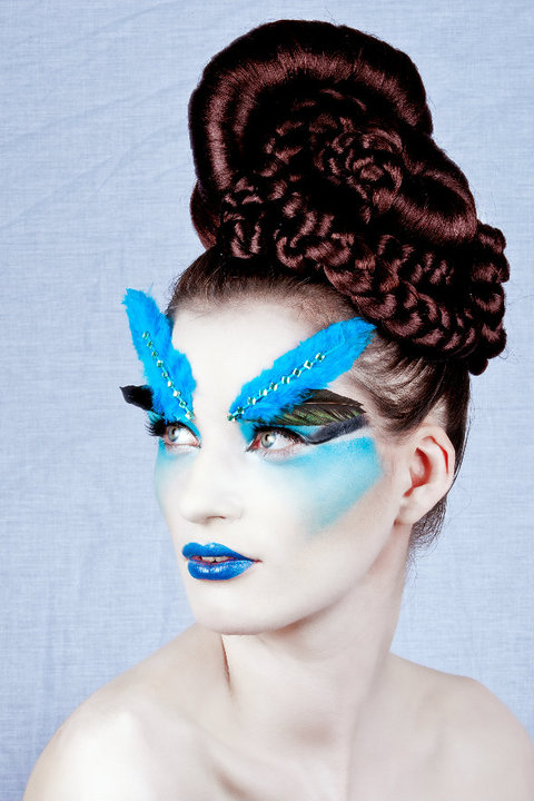 Female model photo shoot of CosmAddict Make Up in Dublin