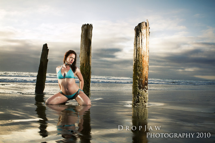 Female model photo shoot of Amber Charlemagne by DropJaw Photography