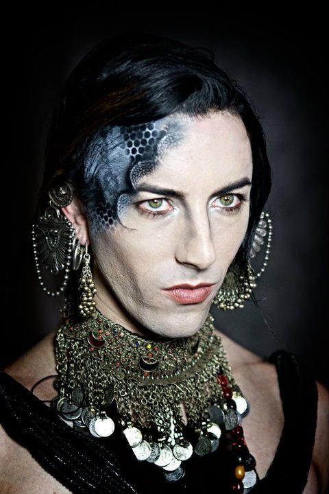 Male model photo shoot of Yellow Strange by Tas Limur, makeup by Teal Druda and Julian Weiss