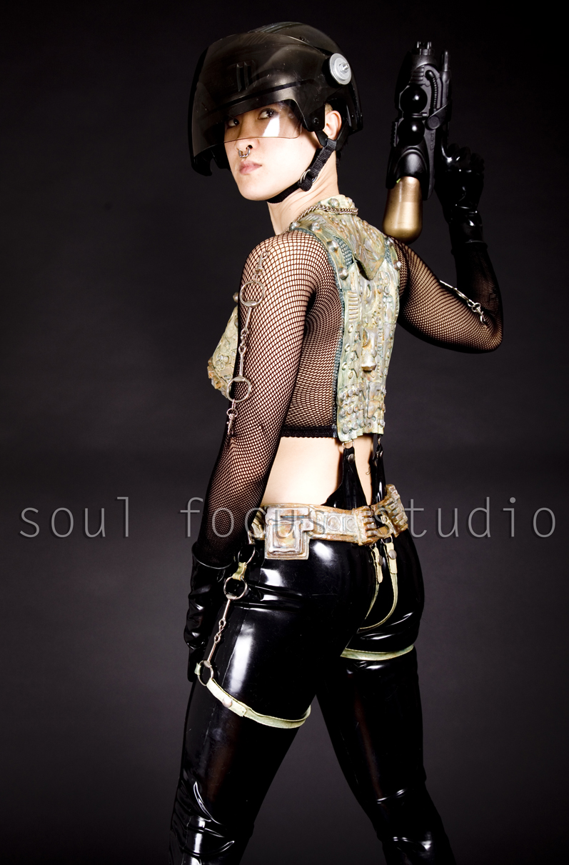 Female model photo shoot of Sharp Object