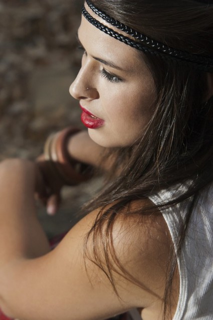 Female model photo shoot of Madge Tica by Fernando M Gutierrez, makeup by Phacez Makeup