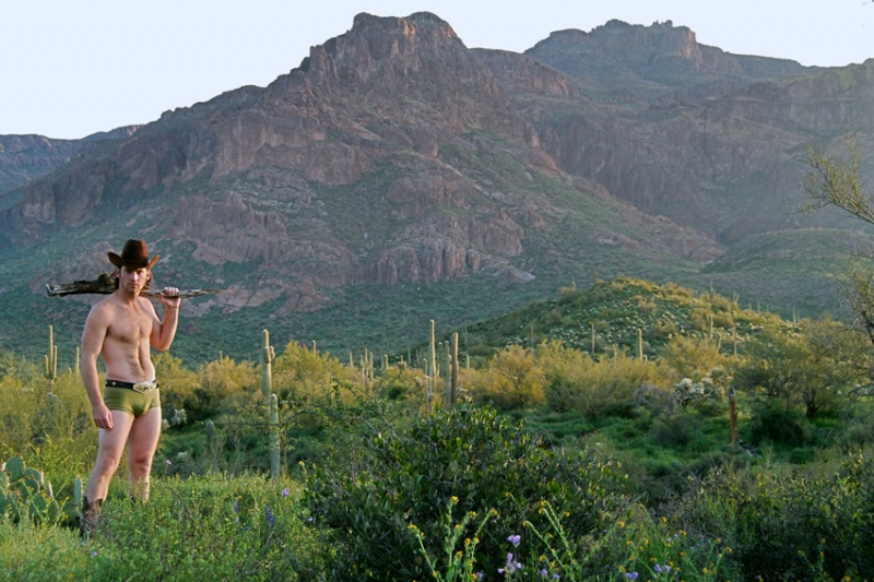 Male model photo shoot of Atelier Benson  and -Markhollan Swientek- by benson has a camera in Superstition Mountain, AZ