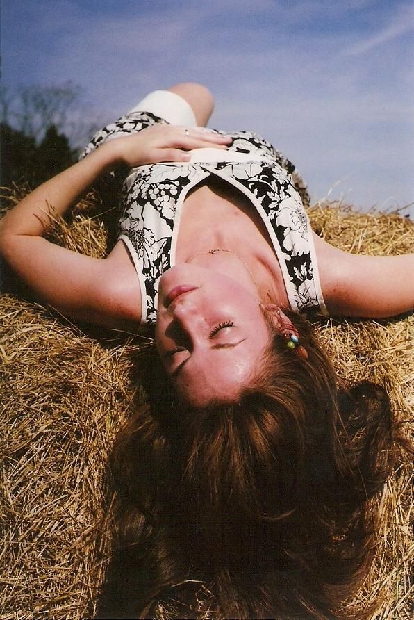 Female model photo shoot of Ashley Marie R by bradley meyer in Hay Field, Oxford, Ohio