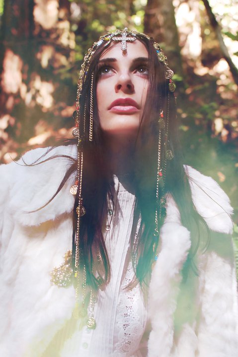 Female model photo shoot of Arianna Barrera in Muir Woods