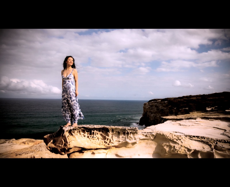 Female model photo shoot of Cindy Xian in Royal National Park NSW