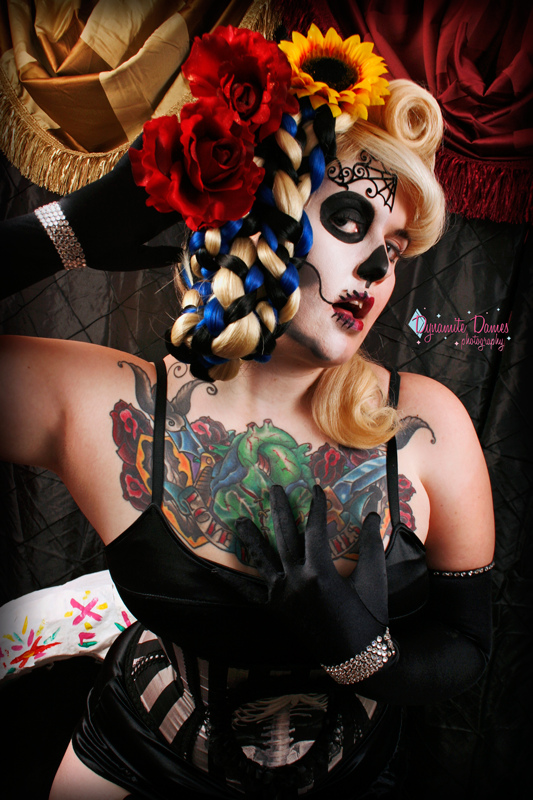 Female model photo shoot of Vera Voodoo by Dynamite Dames in Forth Worth, TX, hair styled by The Starlet Parlour