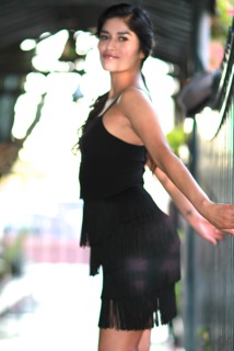 Female model photo shoot of JUDY JAM by ARNIE MILLER in Downtown Los Angeles/ Hotel Figueroa