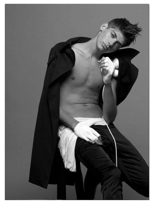 Male model photo shoot of David Neun in studio/ferrara italy