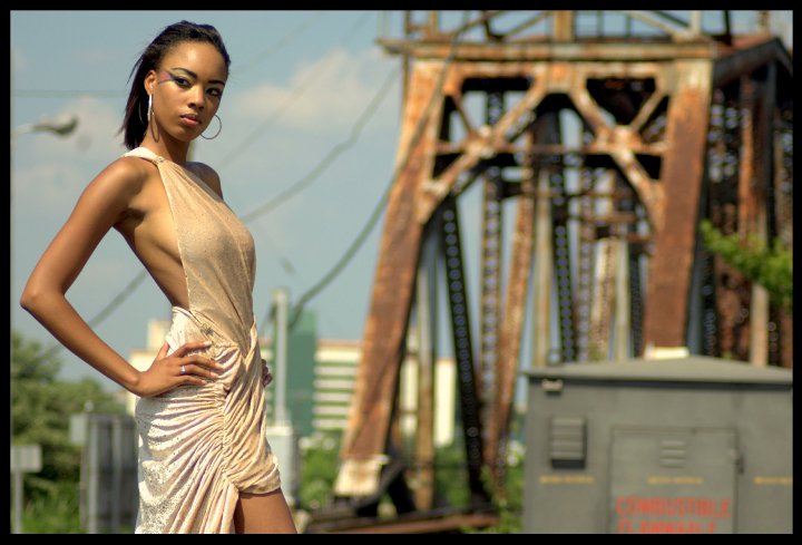 Female model photo shoot of Elyse Christina in Downtown Nashville