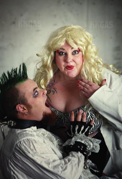 Male and Female model photo shoot of spikefaery and Roze Thorn by kkgas in Swanley
