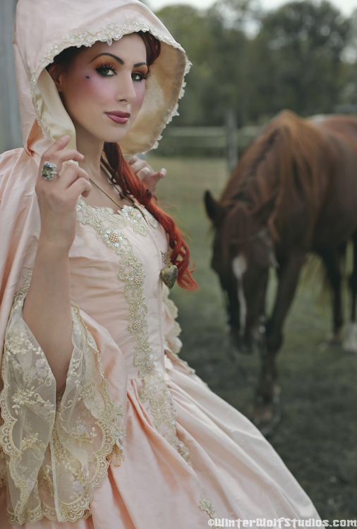 Female model photo shoot of L Ruby Randall by WinterWolf Studios