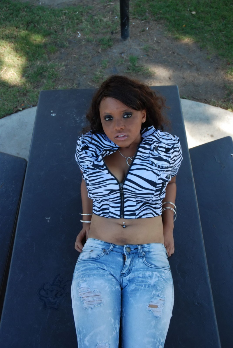 Female model photo shoot of nicole crystal goss by TOUCH N GO PHOTOGRAPHY in In The Park