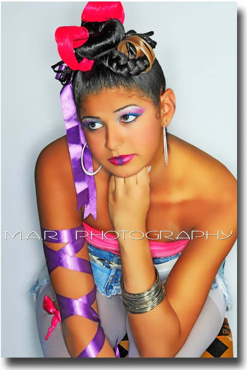 Female model photo shoot of MiiMii Braids by MIKEY RIVERA, hair styled by MiiMii Braids, makeup by Selda Asan-Rodriguez