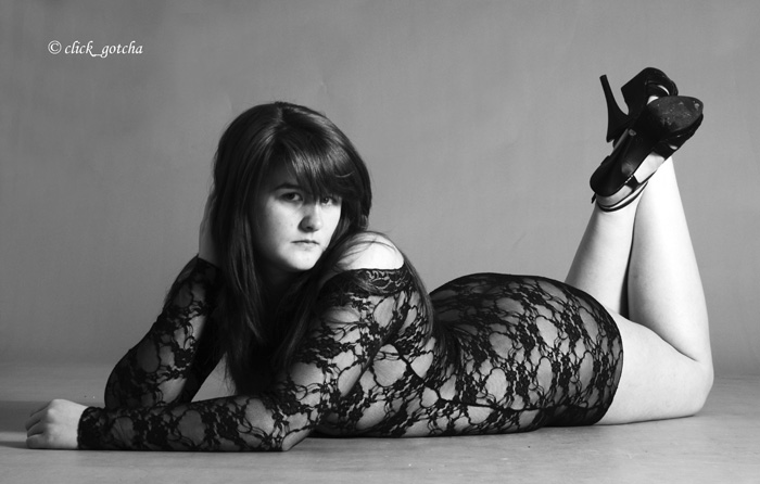 Female model photo shoot of Jade Love M in Contrast studios Glasgow