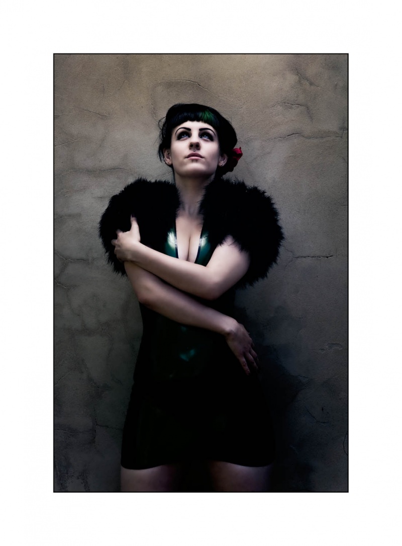 Female model photo shoot of Bea Sinful in Blue Carrot Studios, Hucknall