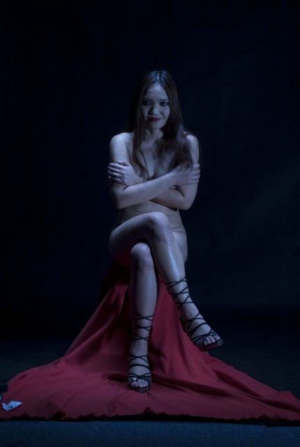 Female model photo shoot of Lynda Lauren in Rupajiwa Studio