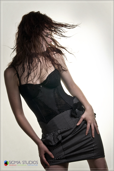 Female model photo shoot of Cherry De Light in sigma studios