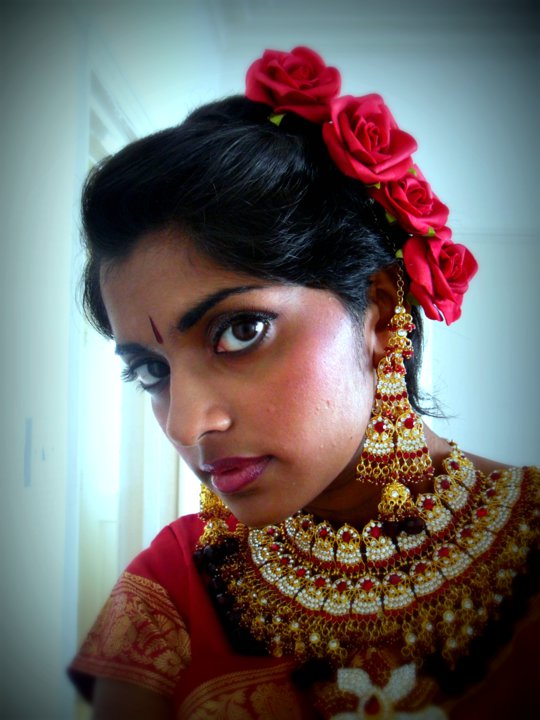 Female model photo shoot of Mahima - Make Up Artist