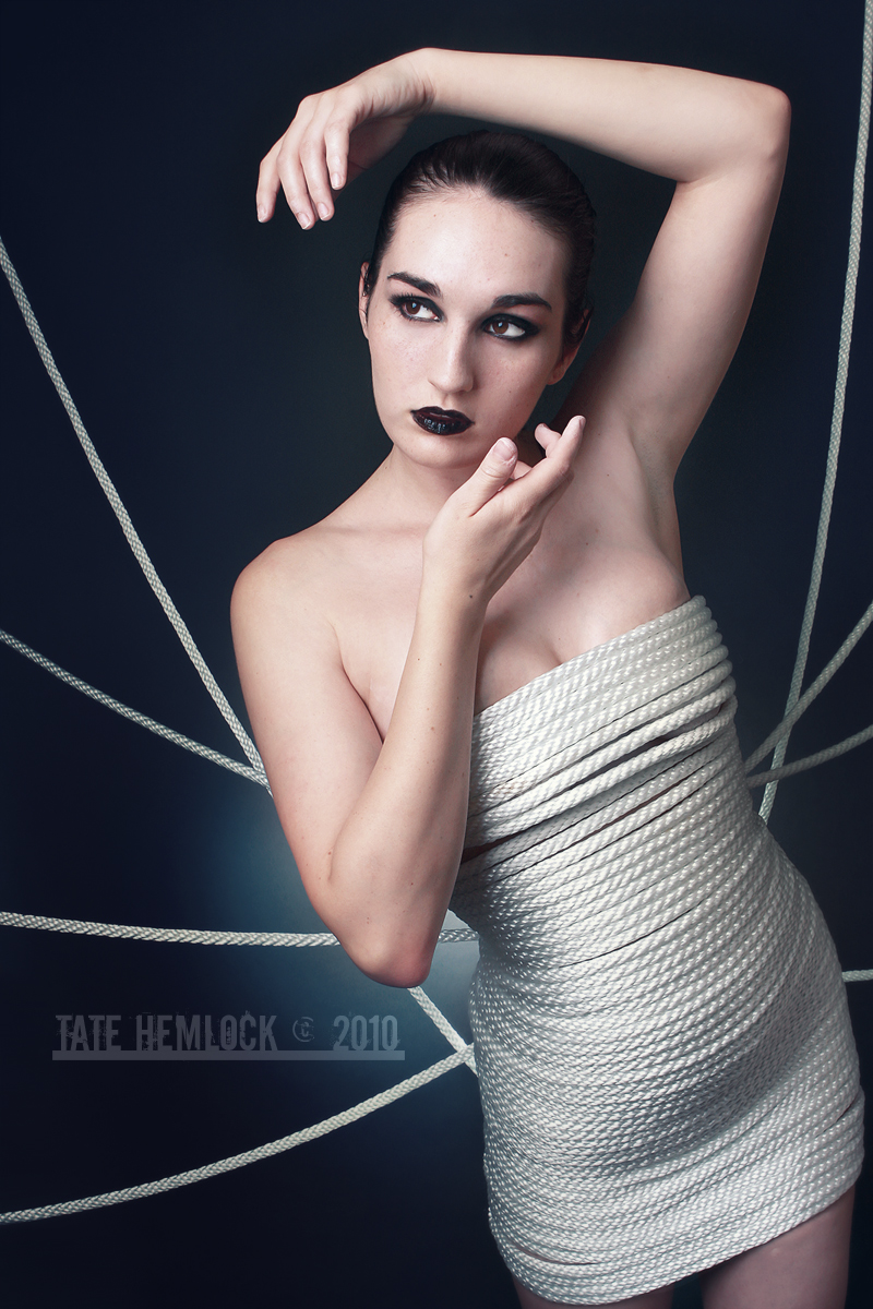 Female model photo shoot of Shapeshifter Makeup and Irene Savona by Tate Hemlock