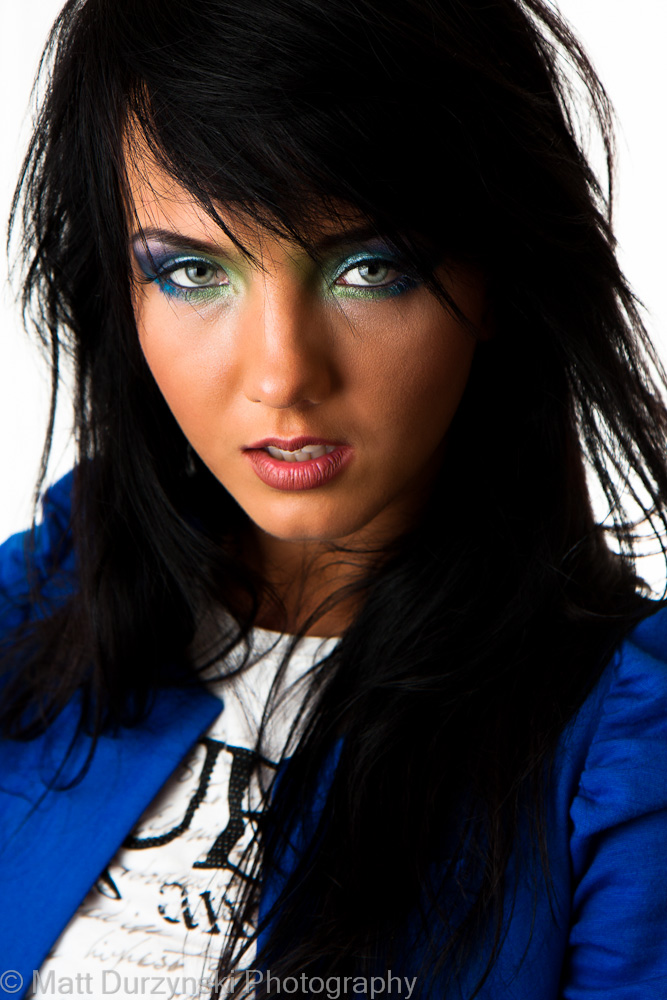 Female model photo shoot of Make-Up by Karina by Matty Foto