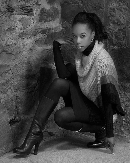 Female model photo shoot of Shai S by BlackWatch