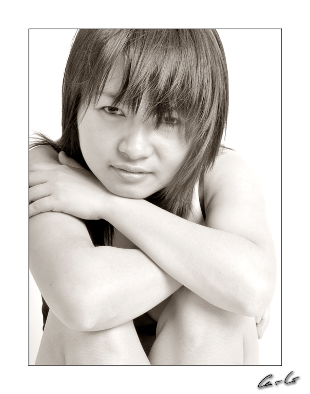 Female model photo shoot of Magnolia Wang in Shanghai
