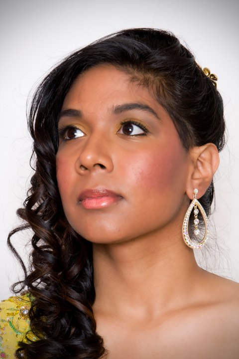 Female model photo shoot of Salwa Ali by Wild Rose Portraits in Virginia, makeup by Faces by SAM