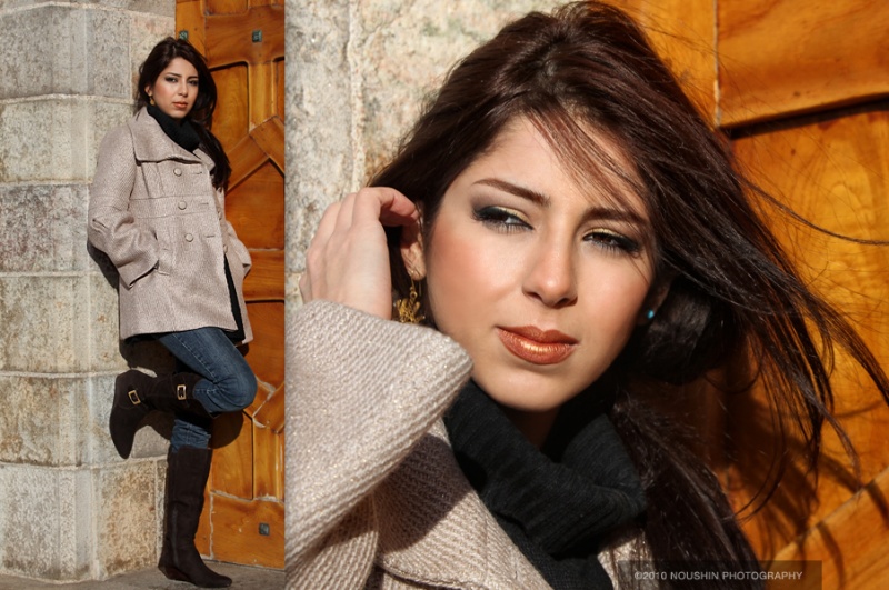 Female model photo shoot of Noushin