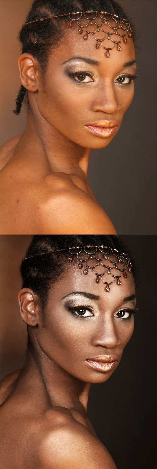 Female model photo shoot of NVision Photography and LoveLifeBlythe in studio, makeup by CNY Makeup Artistry