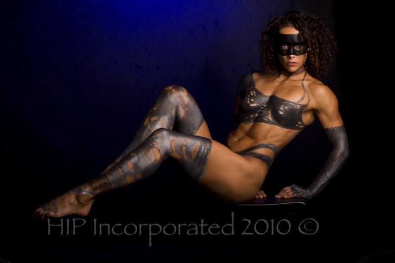 Male and Female model photo shoot of Cool Images and Megan M May in Atlanta, GA, body painted by LYNN COLE BODY ART