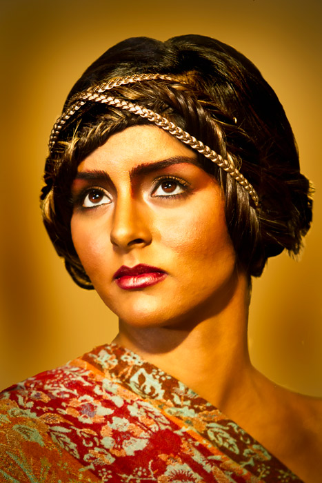 Male and Female model photo shoot of Matt Bridge-Wilkinson and Taur Kaur, makeup by Karla Powell