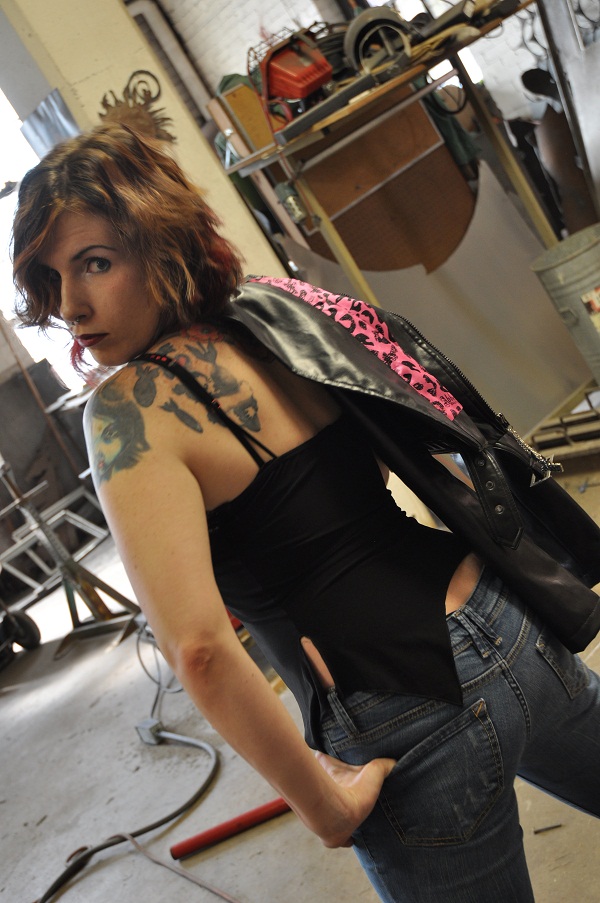 Female model photo shoot of Hollybean13 by Bear Dancer Studios in Gene's warehouse
