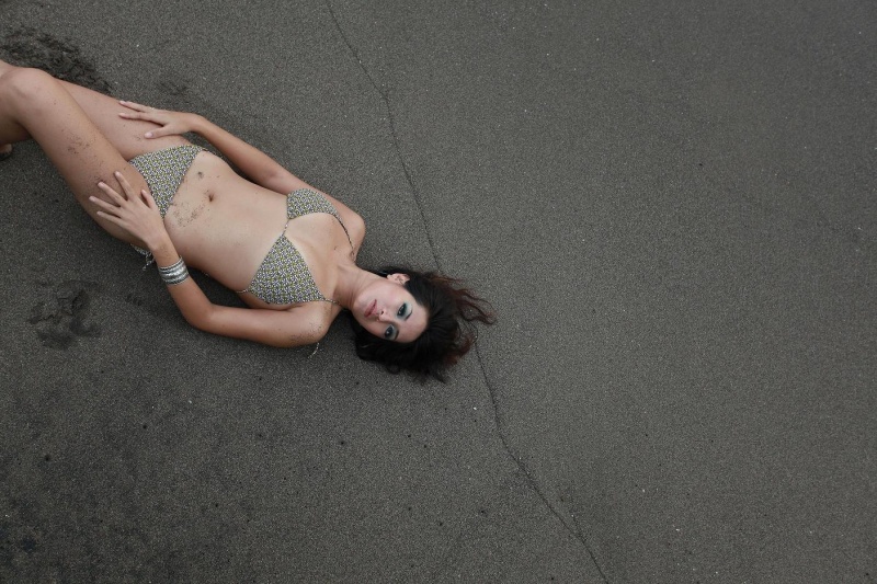 Female model photo shoot of Trisha Trifosa in Echo beach bali