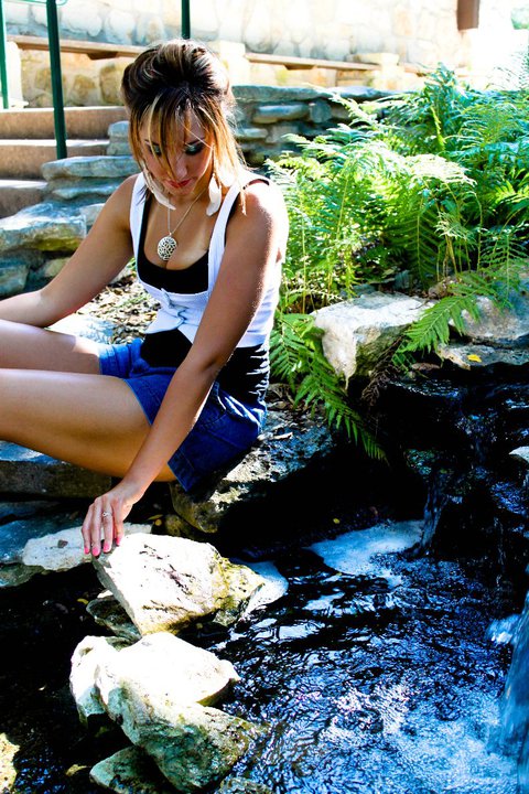 Female model photo shoot of Jessie Danielle in Botanical Gardens Austin, TX