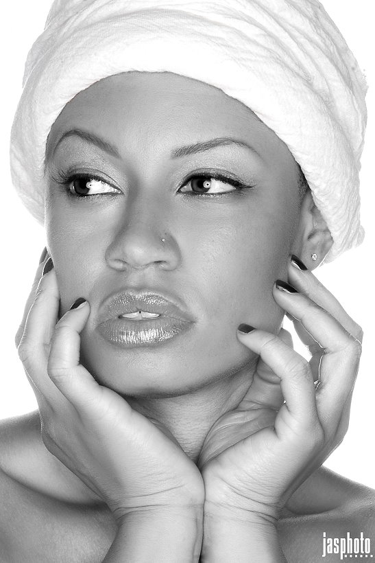 Female model photo shoot of Shanna Anise by John Stephens in Atlanta, GA, wardrobe styled by Lamil Designs, makeup by Keya