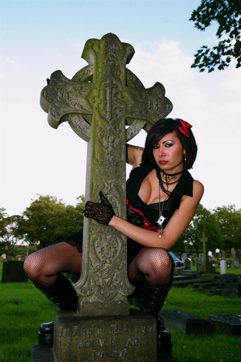 Female model photo shoot of Ruby Torment by Ast-Art and Images