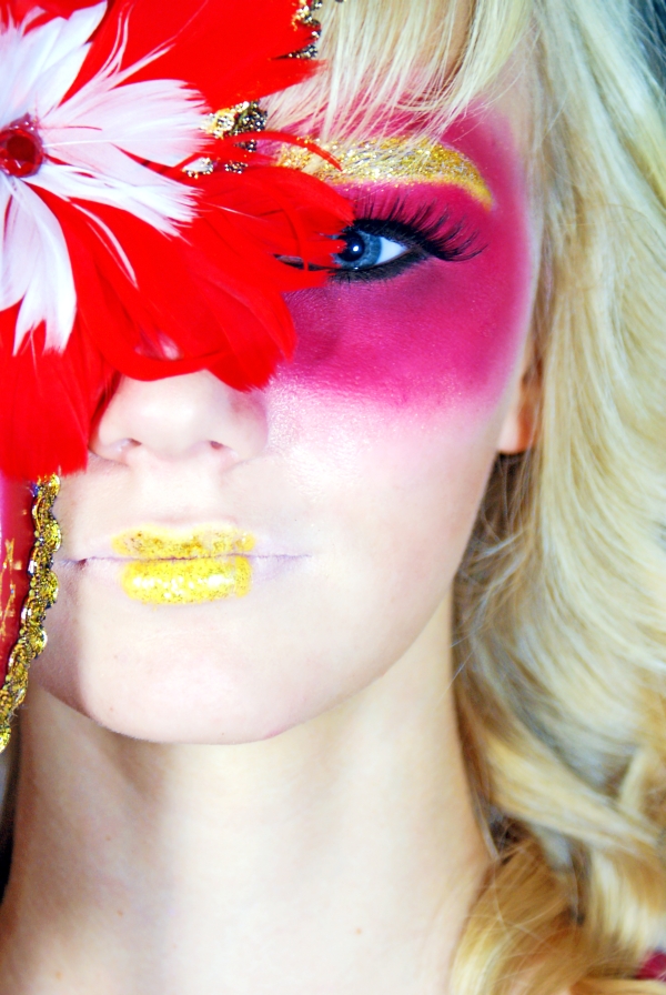 Female model photo shoot of De Fleur Photo and CaitlinMarie, makeup by DeLushus makeup