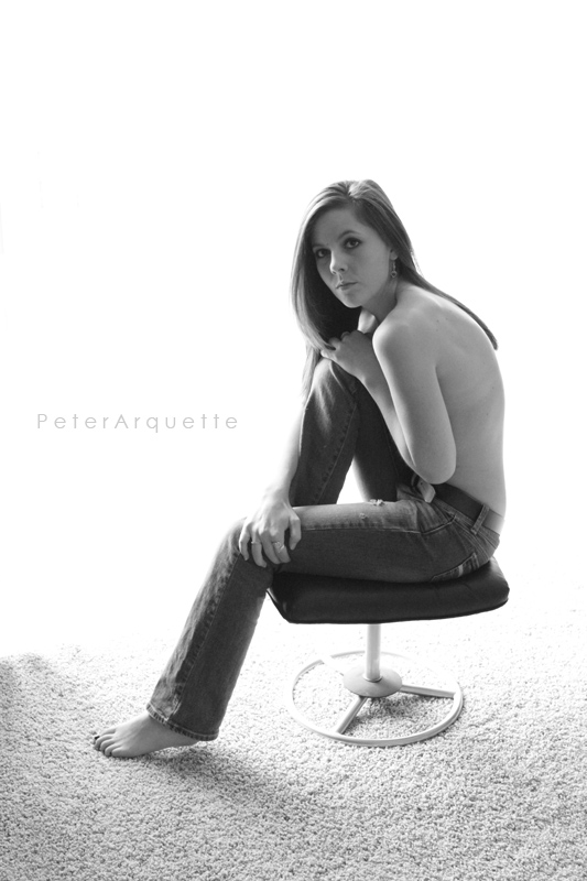 Female model photo shoot of Christie Lyn by Peter Arquette