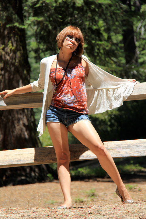 Female model photo shoot of Siddhi Lama in Sequoia National Park