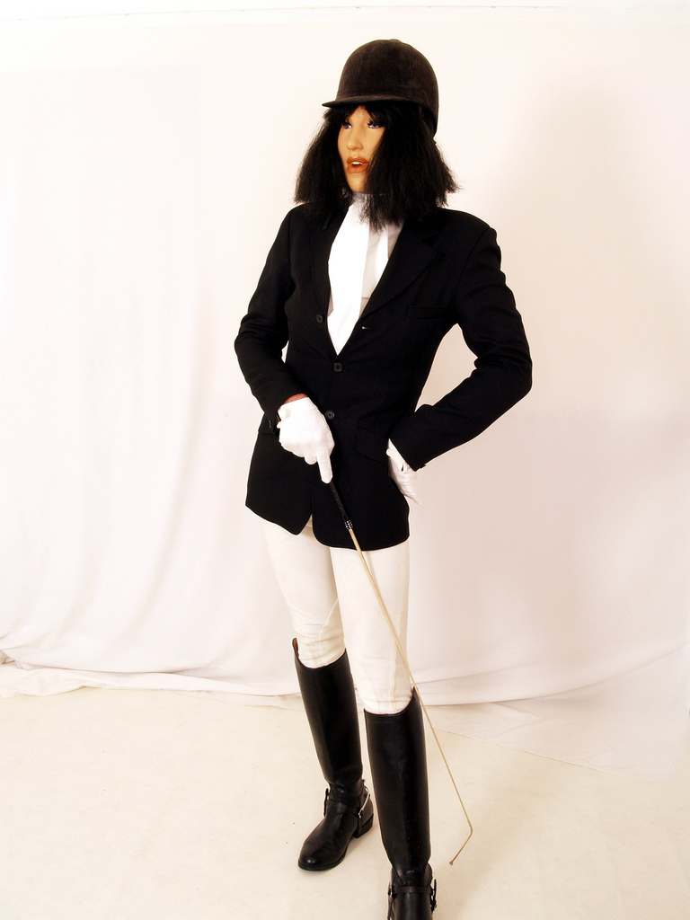 Female model photo shoot of shirley knott in croft studios swindon