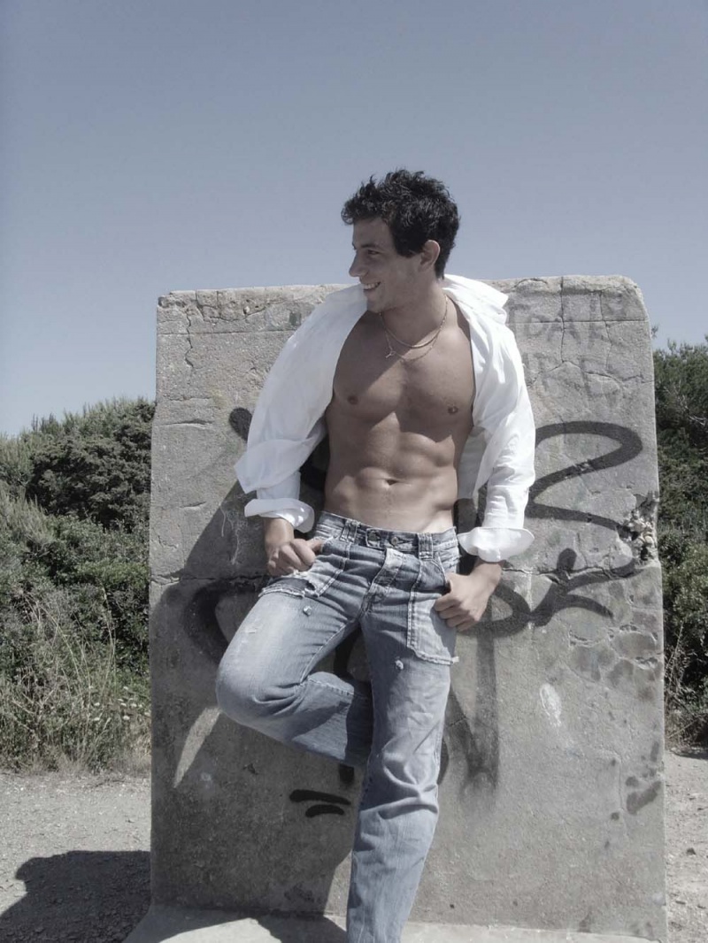 Male model photo shoot of Dorian A in Southern France