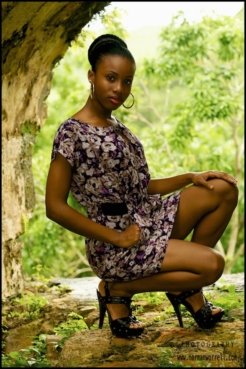 Female model photo shoot of Raemona in Mount Healthy Windmill, Tortola