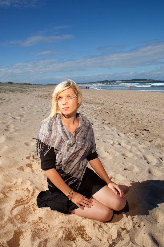 Female model photo shoot of Sonia Masarova by SteveArnoldPhoto in Kurnell Park, NSW