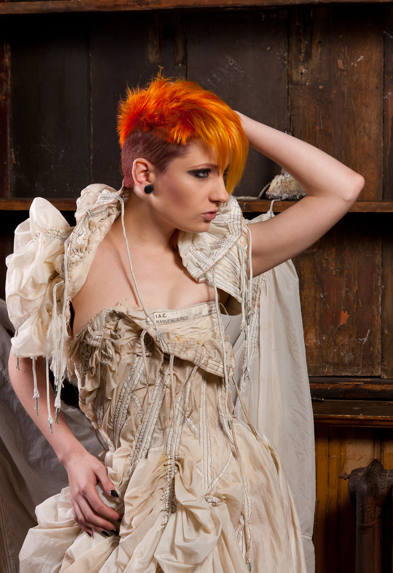 Male and Female model photo shoot of Ray And Images and Ulorin Vex in London, clothing designed by oOo