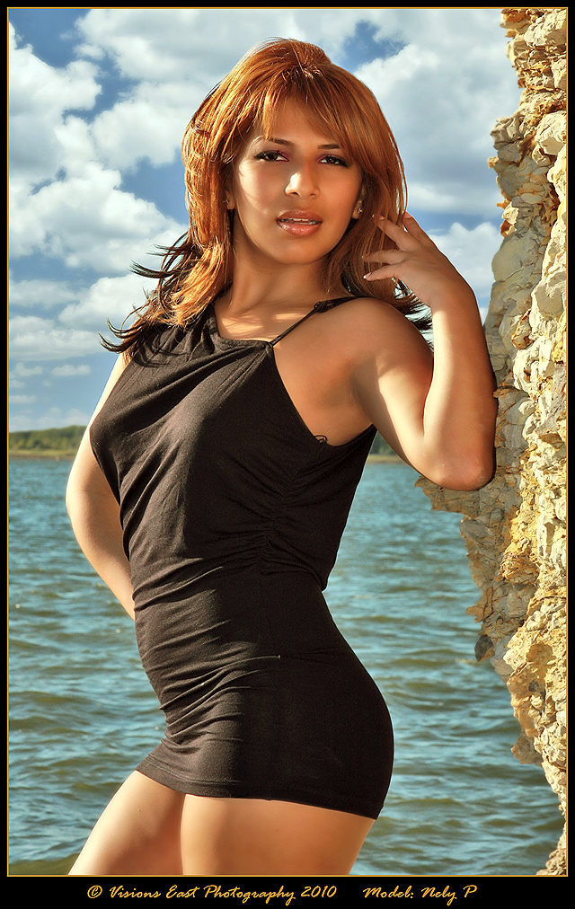 Female model photo shoot of Nely P by Visions East in Grapevine Lake