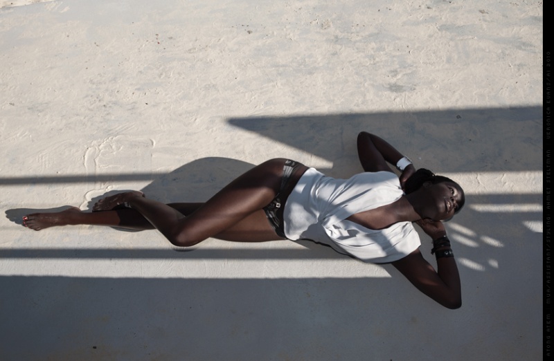 Female model photo shoot of Atong by anthel in Bondi Beach