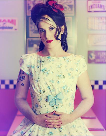Female model photo shoot of Sailor_Cherry by Emily Jane Morgan, hair styled by Flamingo Amy, makeup by Clare Alexandra Barber