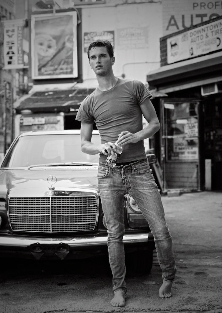 Male model photo shoot of Lars Kier in New York