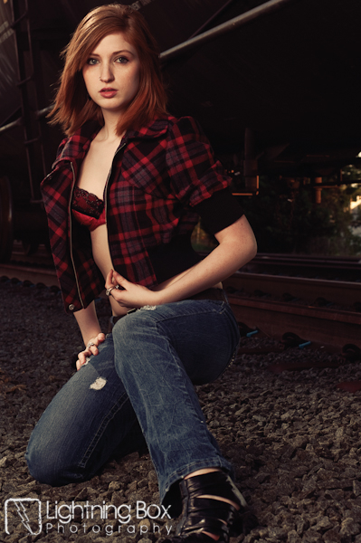 Female model photo shoot of Sabrina Allison by LightningBoxPhotography