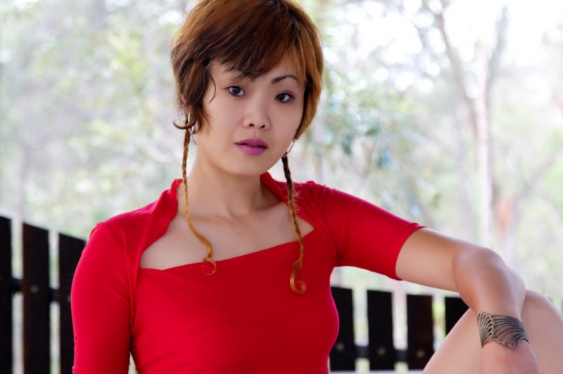 Female model photo shoot of asianstar